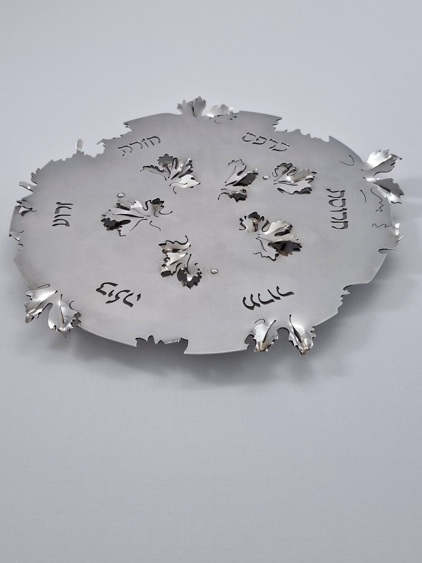 Vine Leaves Seder Plate