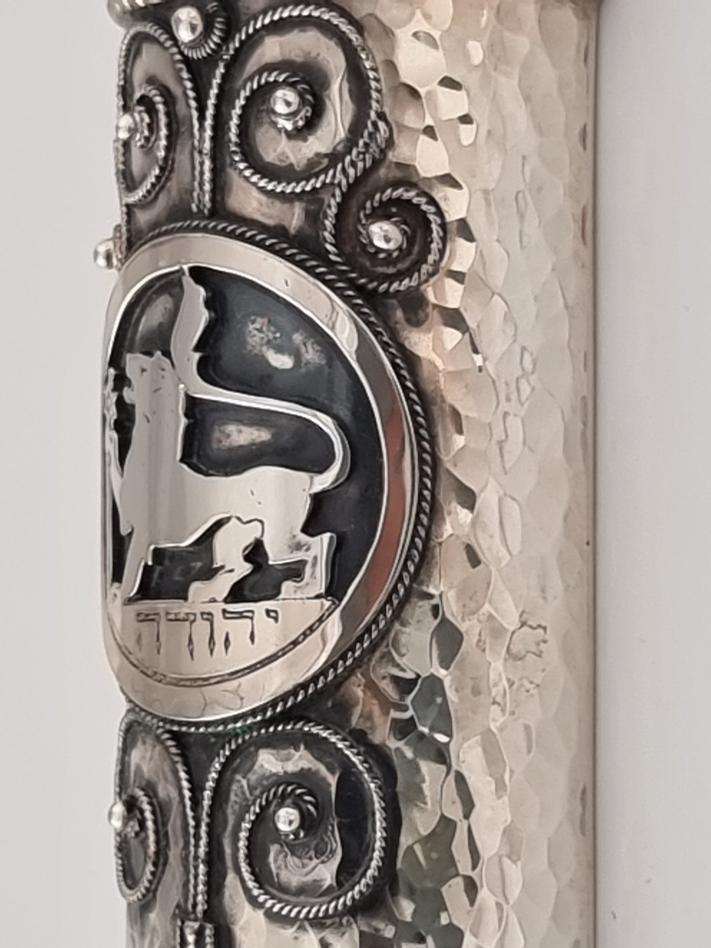 Tribes of Israel Mezuzah Set