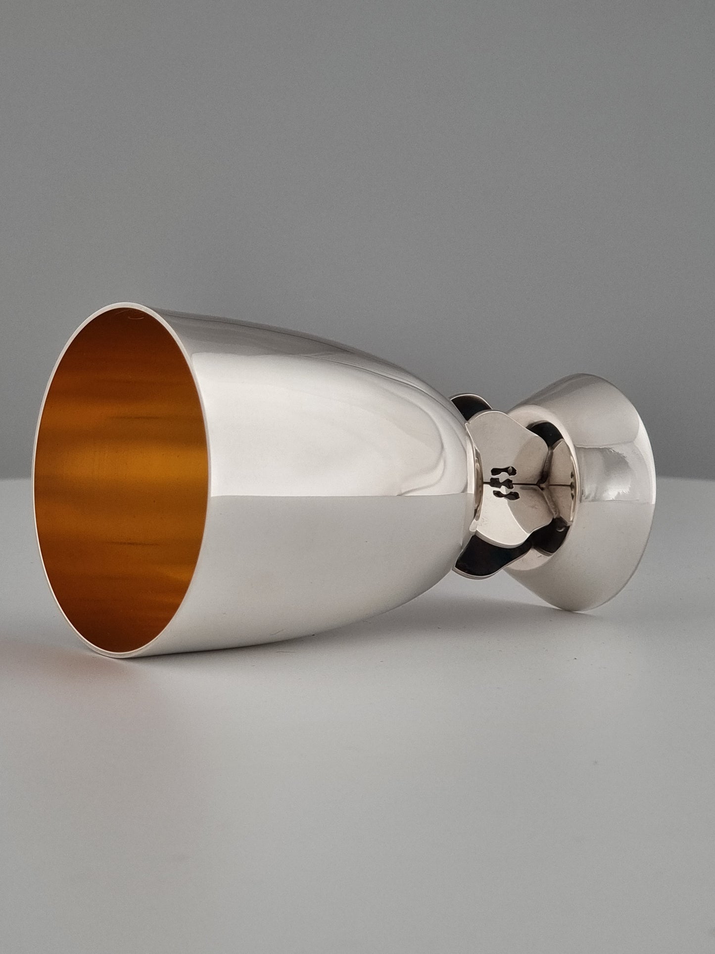 Yemini Kiddush cup with apple base