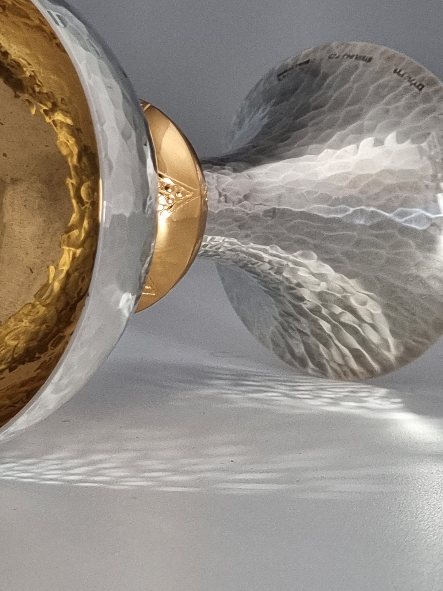 Shimmering Kiddush cup made by Yemini in 1993