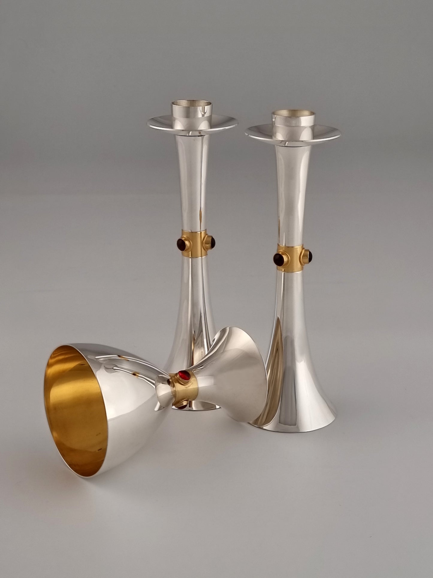 Deborah Kiddush set made by Yemini in Jerusalem