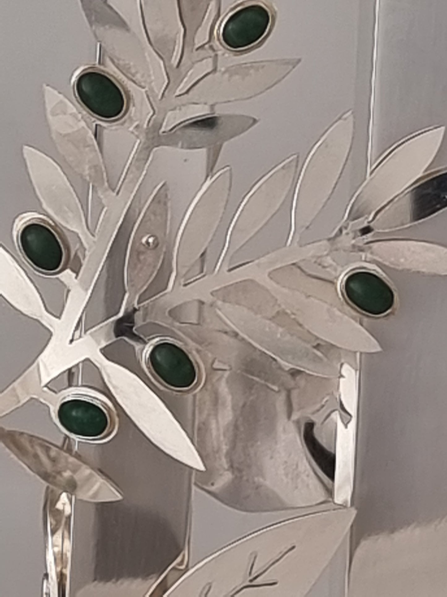 Seven Species Hanukkiah