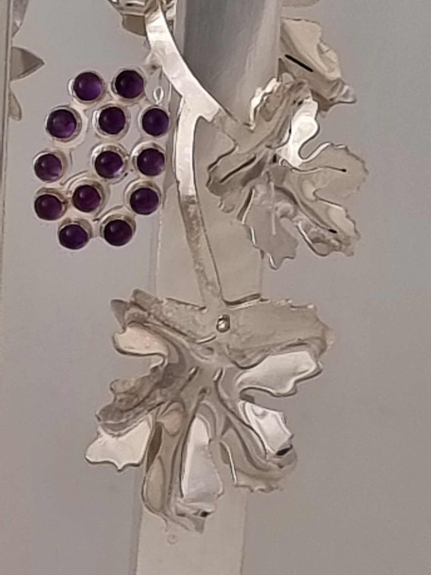 Seven Species Hanukkiah