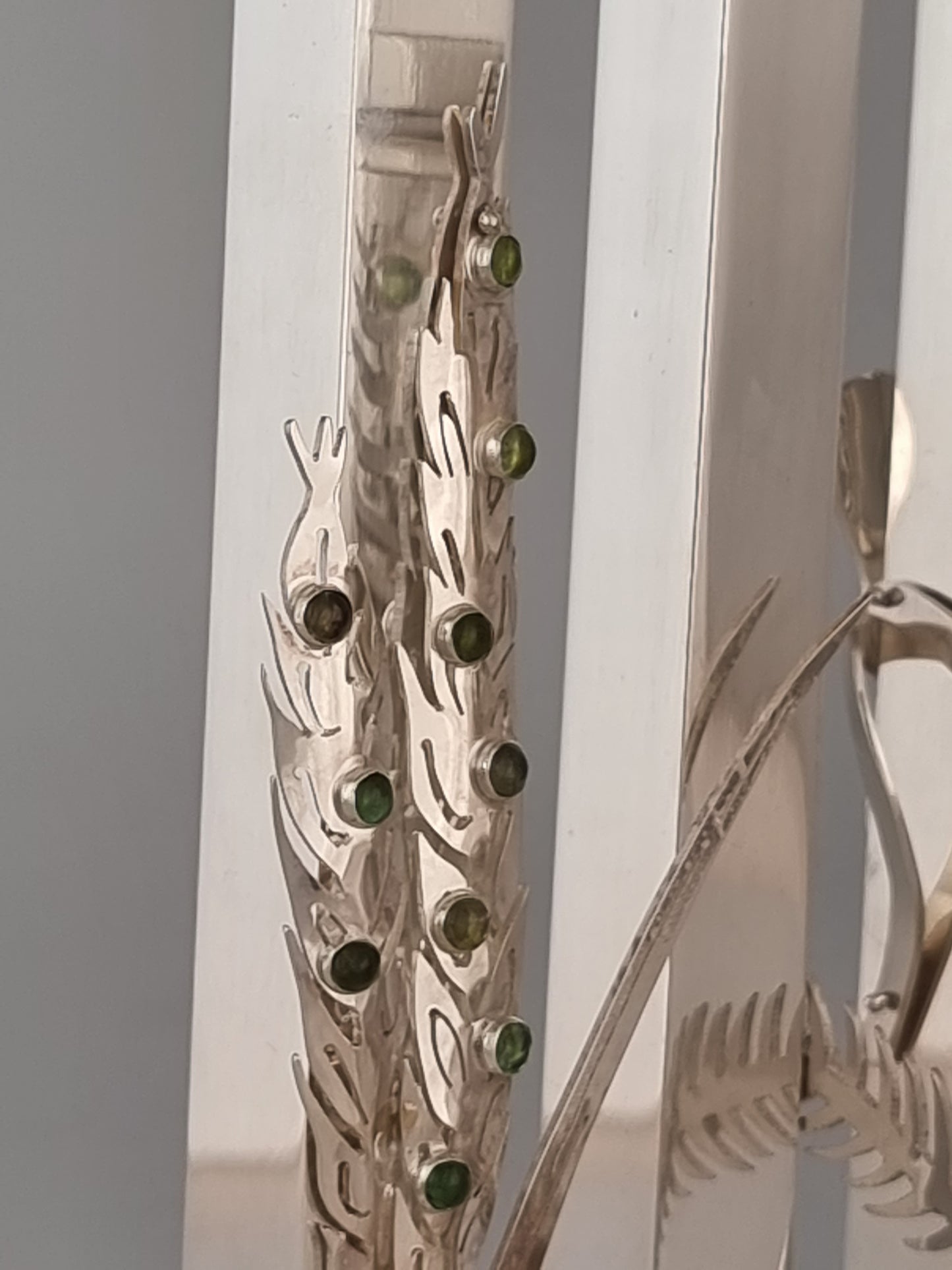 Seven Species Hanukkiah