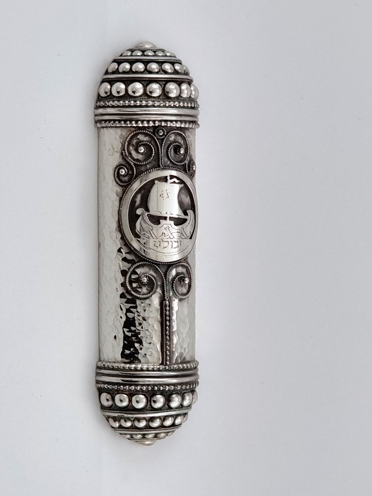 Tribes of Israel Mezuzah Set