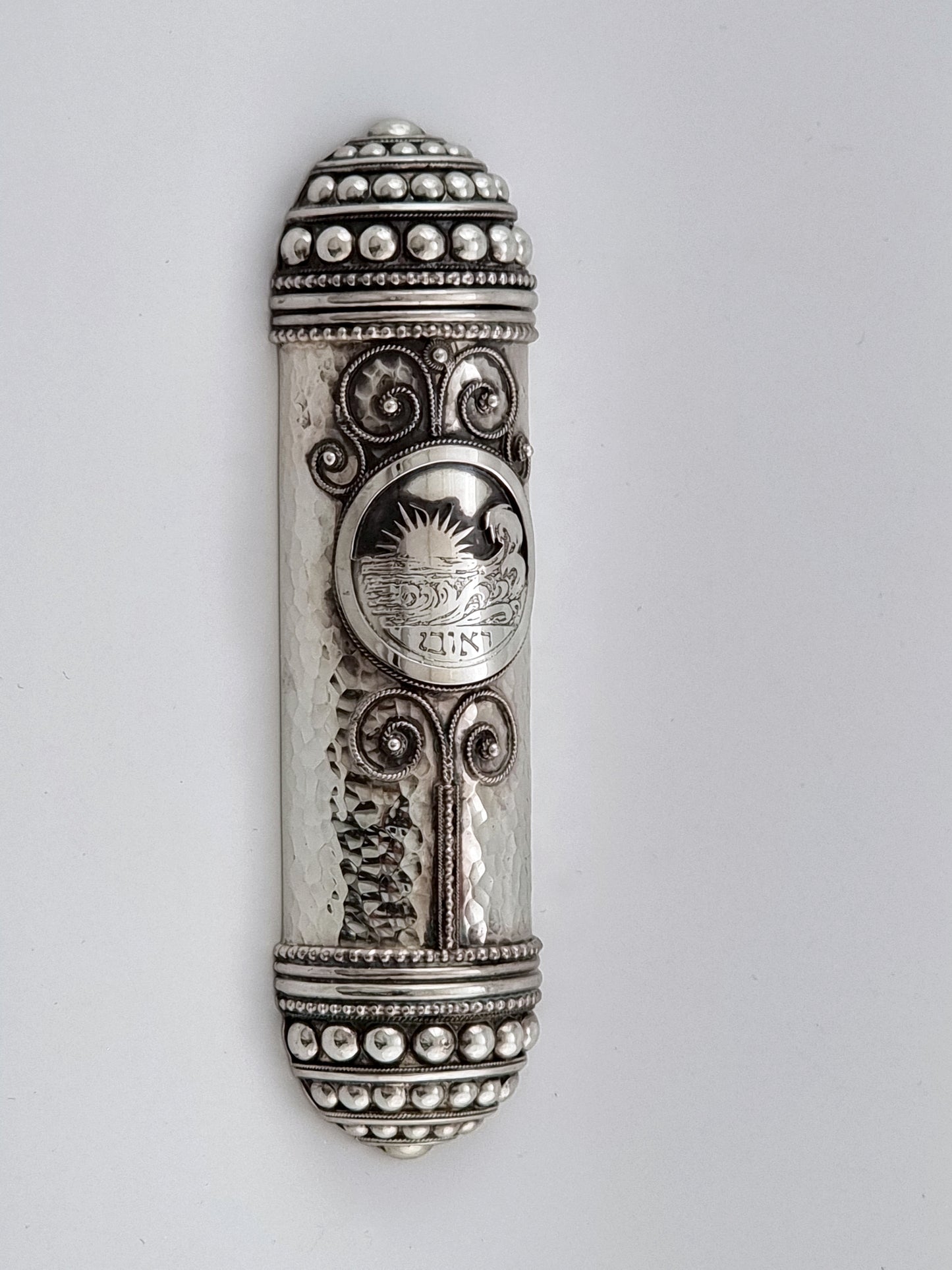 Tribes of Israel Mezuzah Set