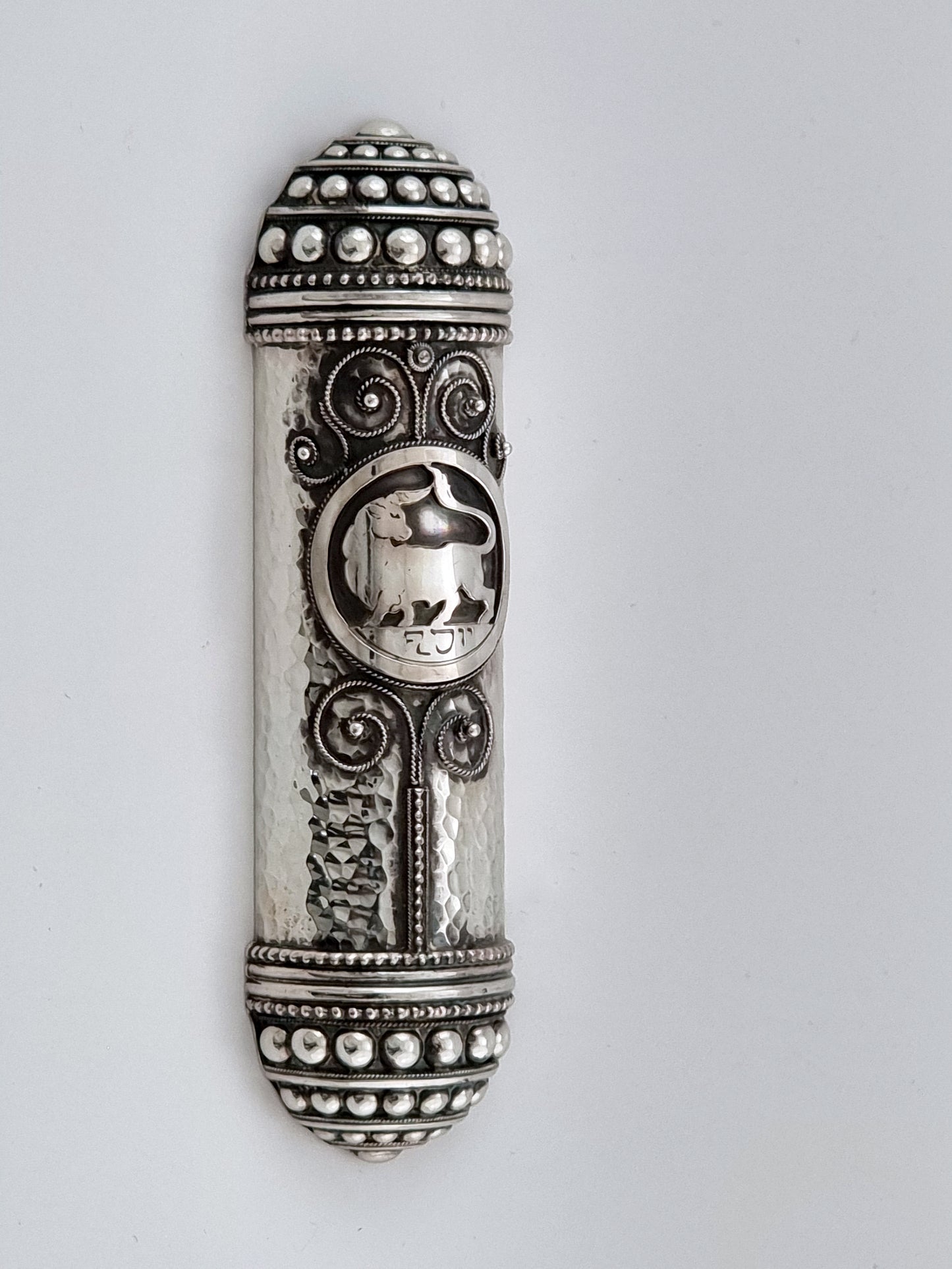 Tribes of Israel Mezuzah Set