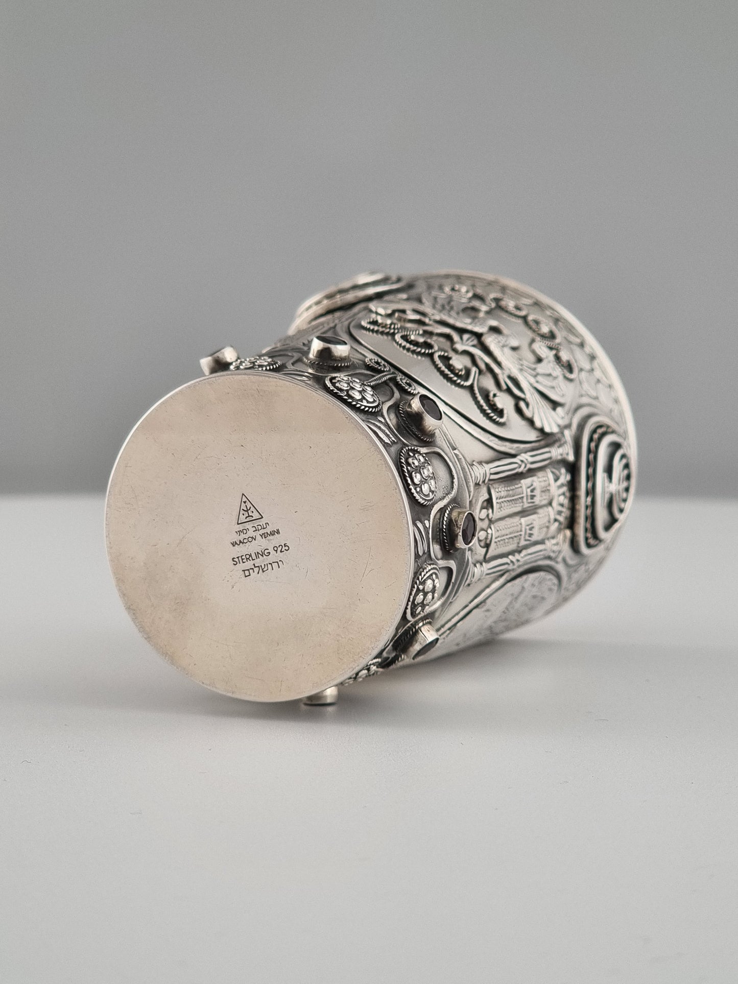 Moses Kiddush Cup and Plate