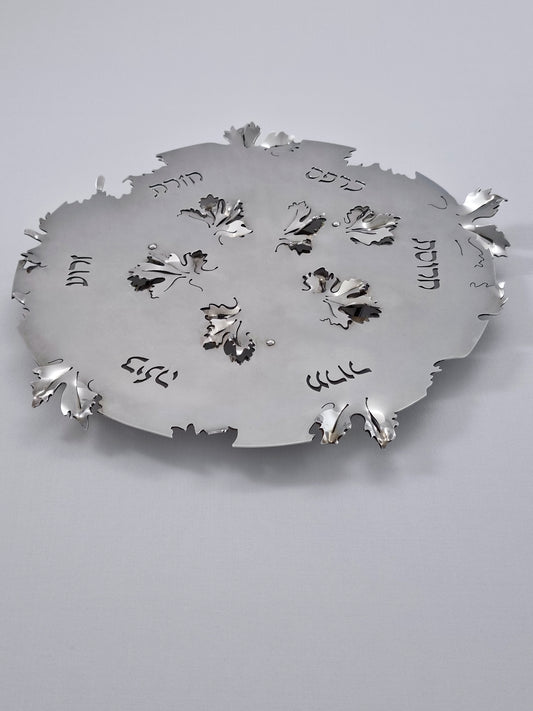Vine Leaves Seder Plate