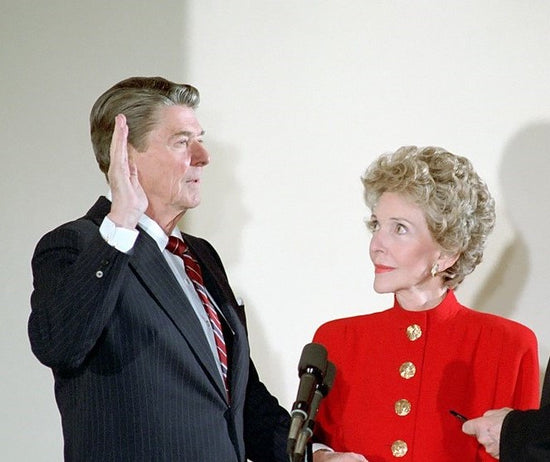 Ronald Reagan inauguration. Nancy Reagan received a Yemini necklace in 1987.  