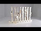 Seven Species Hanukkiah