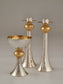 Gold and silver Kiddush set by Yemini 1993