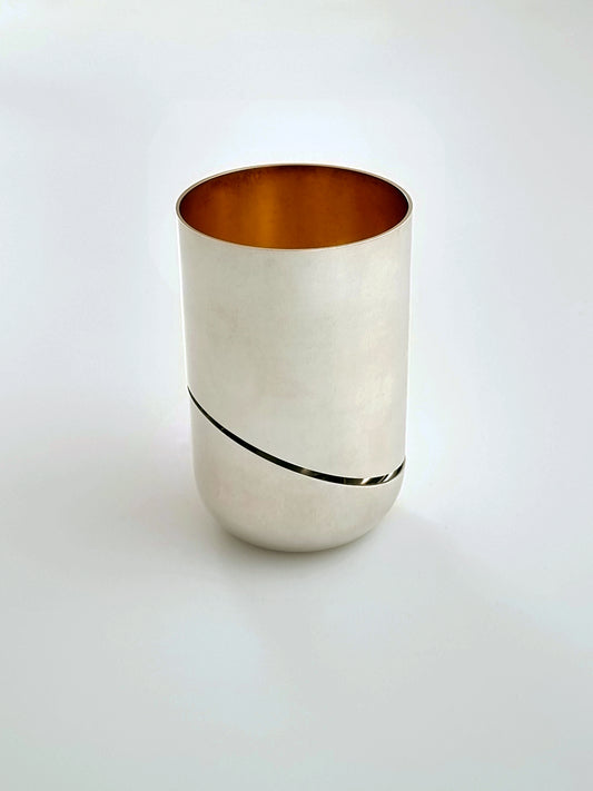 Hannah Havdalah set assembled from three separate pieces.