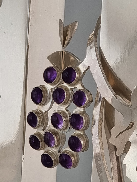 Seven Species Hanukkiah